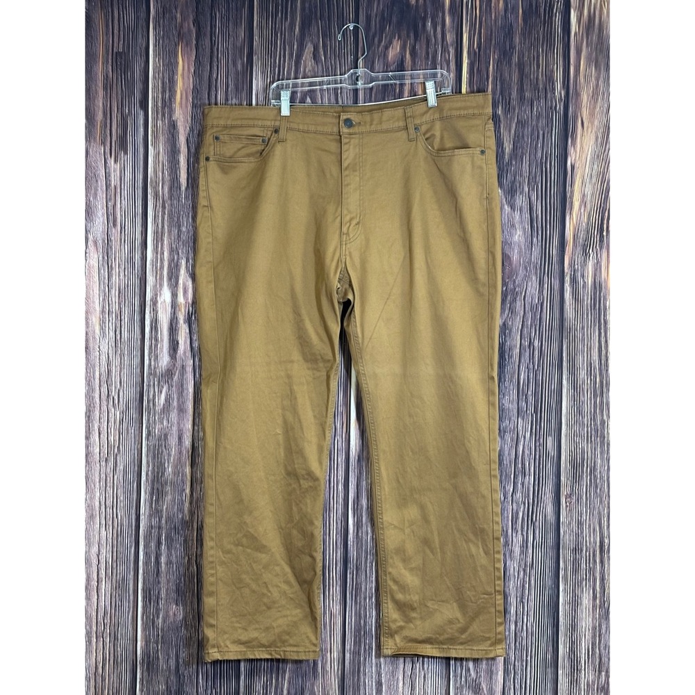 Levi's 541 Jeans Mens W42 L30 Tan Khaki Athletic Fit Pants Zip Fly Waterless